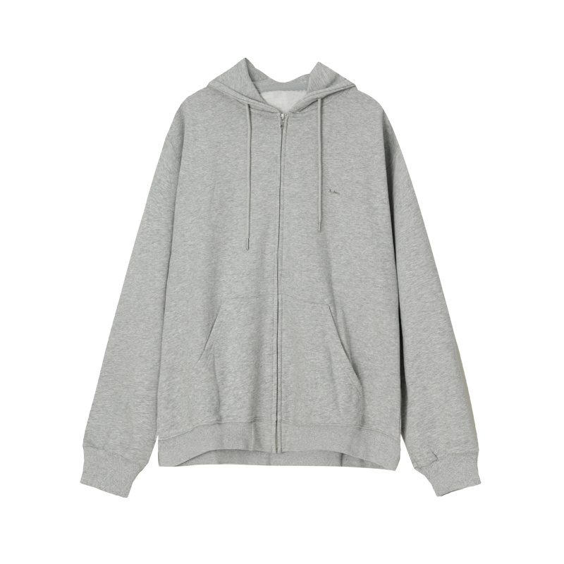 Korean Style Trendy Casual Solid Color Sportswear Open Lined Jacket Couple Suit - Image 4